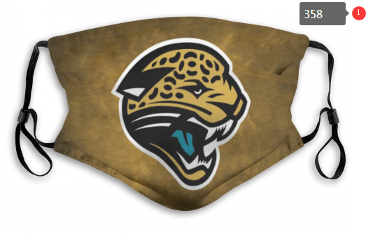 NFL Jacksonville Jaguars #2 Dust mask with filter->nfl dust mask->Sports Accessory